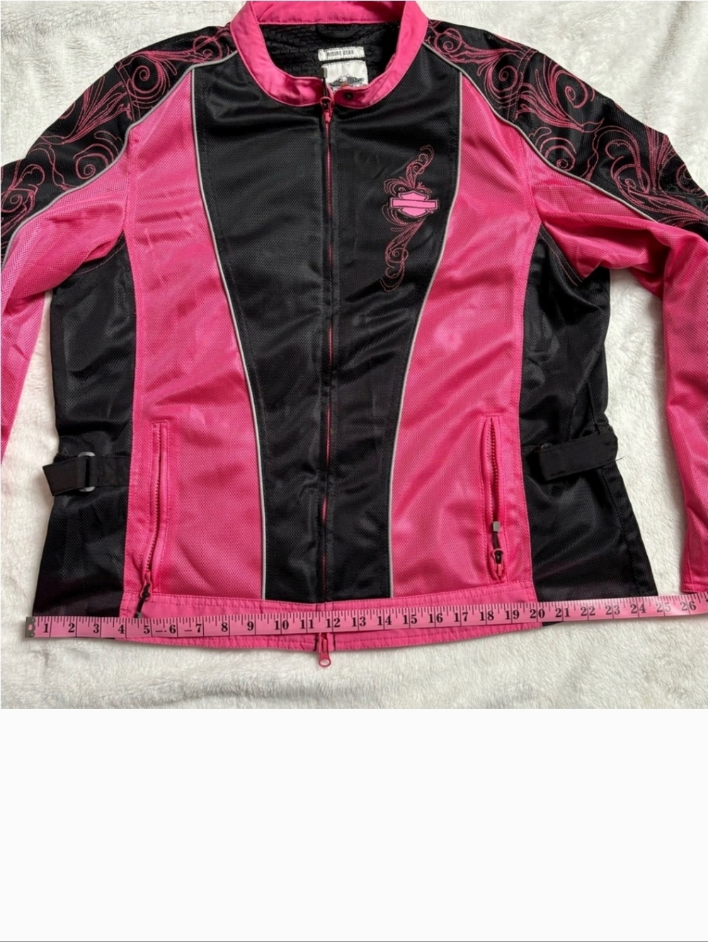 Woman’s Harley Davidson perforated riding jacket
